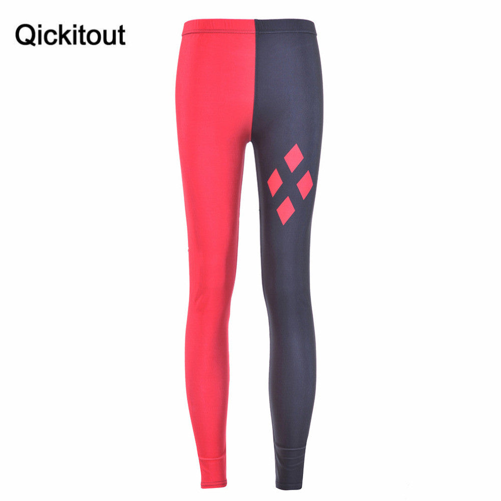 Leggings Qickitout Hot Brand Harley Quinn Leggings Fashion Women Clothes Hot Digital Print Pants New Fitness leggins - World Salsa Championships