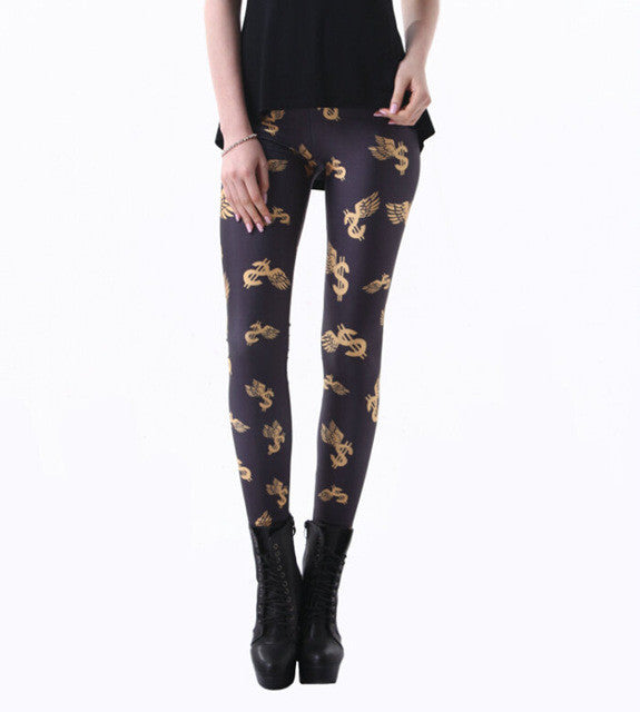 Leggins Digital Printing Leggings Fashion Girls Punk Pant - World Salsa Championships