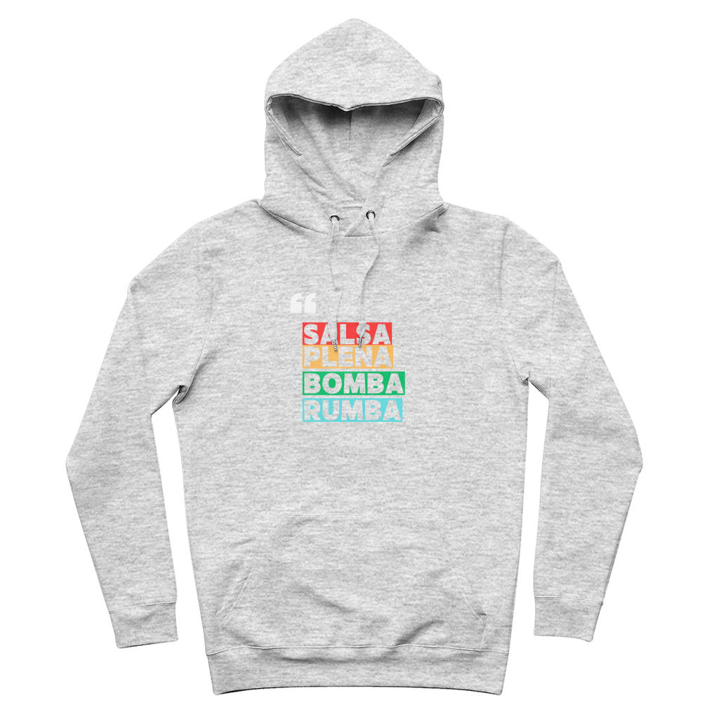 Salsa Bomba Plena Rumba 100% Organic Cotton Hoodie