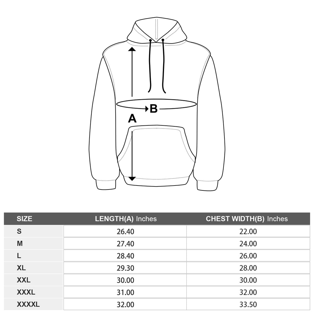 Men's All Over Print Hoodie (USA Size) (Model H13)