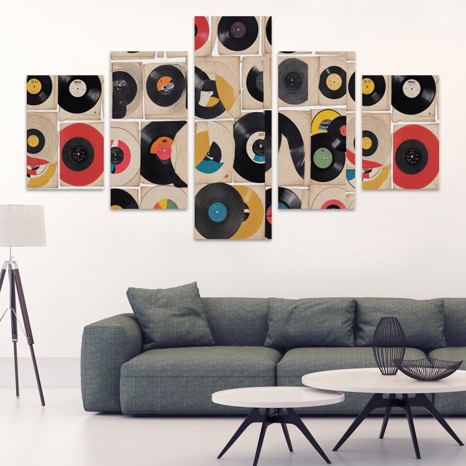 DJ Canvas Wall Art Prints (No Frame) 5-Pieces/Set A - World Salsa Championships