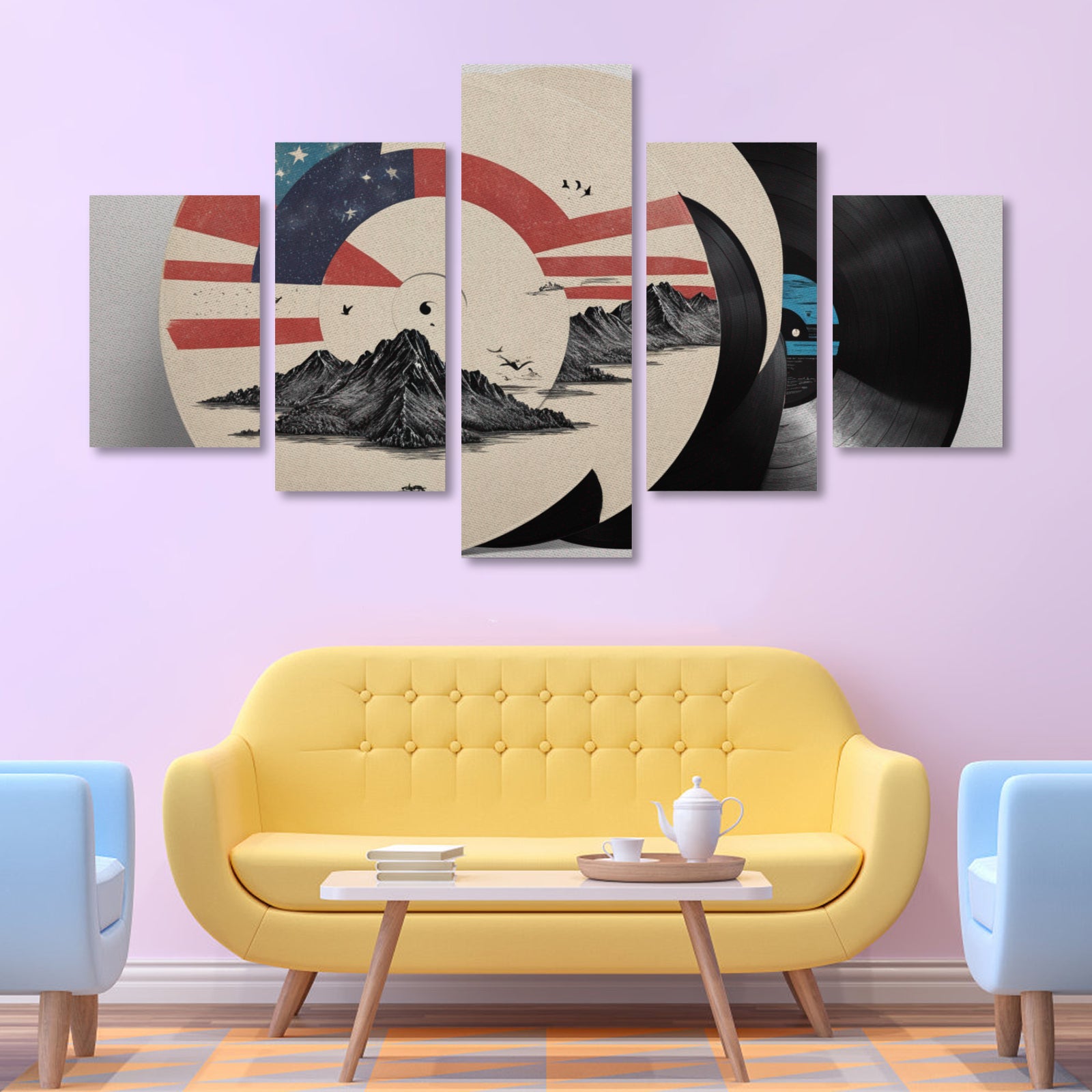Canvas Wall Art Prints (No Frame) 5-Pieces/Set A - World Salsa Championships