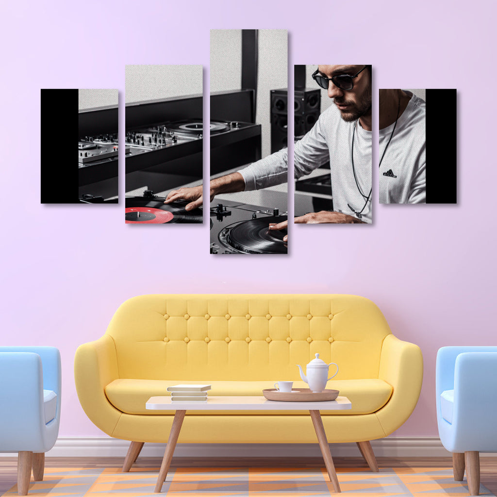 Canvas Wall Art Prints (No Frame) 5-Pieces/Set A