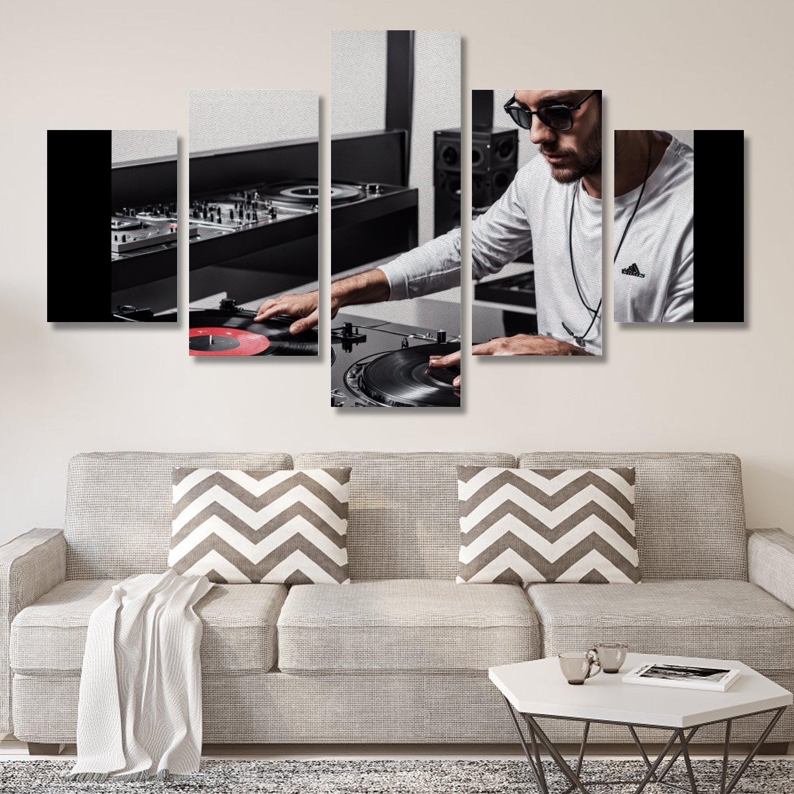 Canvas Wall Art Prints (No Frame) 5-Pieces/Set A