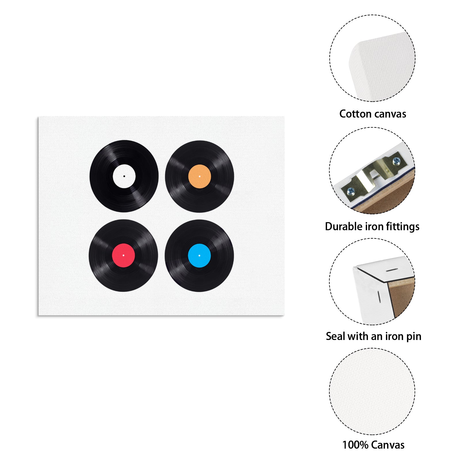 Frame Canvas Print 16"x12"(Made in USA) - Ships to the USA only