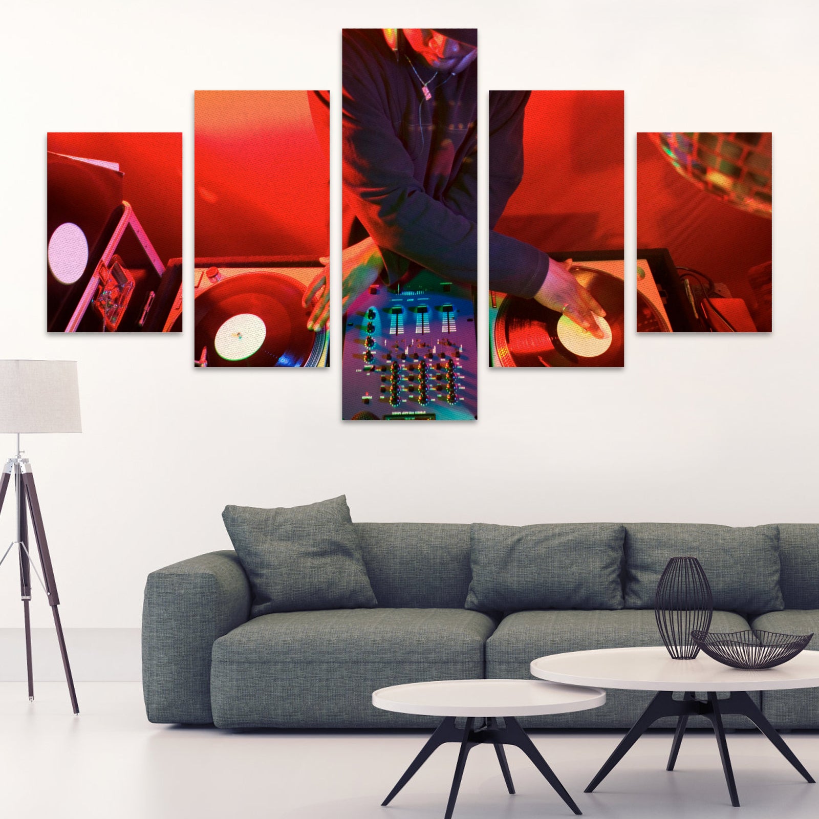 Canvas Wall Art Prints (No Frame) 5-Pieces/Set A