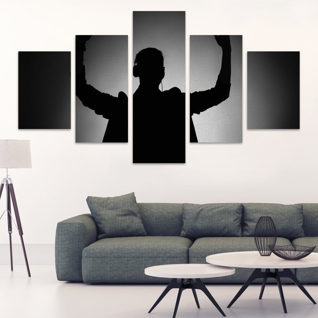 Canvas Wall Art Prints (No Frame) 5-Pieces/Set A