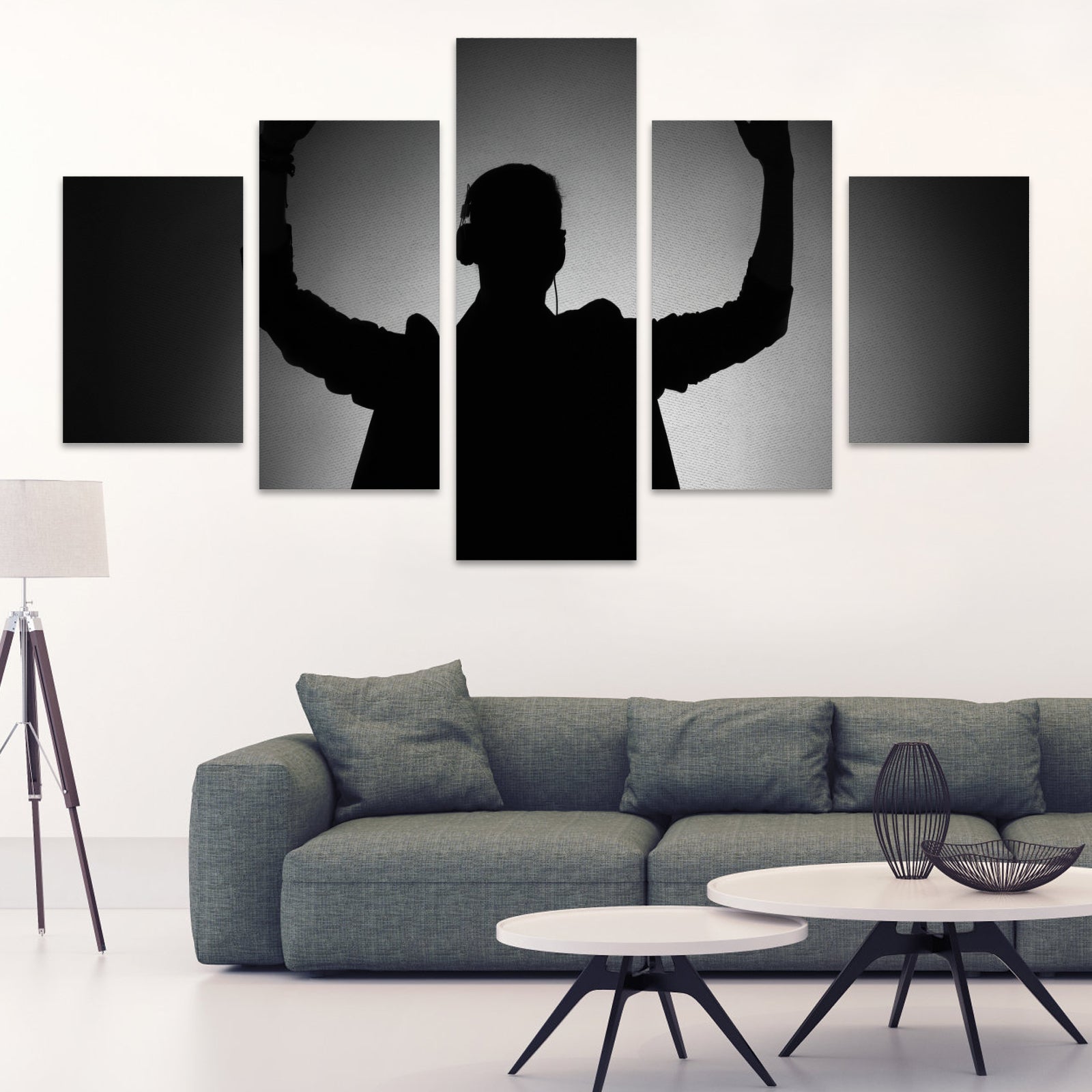 Canvas Wall Art Prints (No Frame) 5-Pieces/Set A