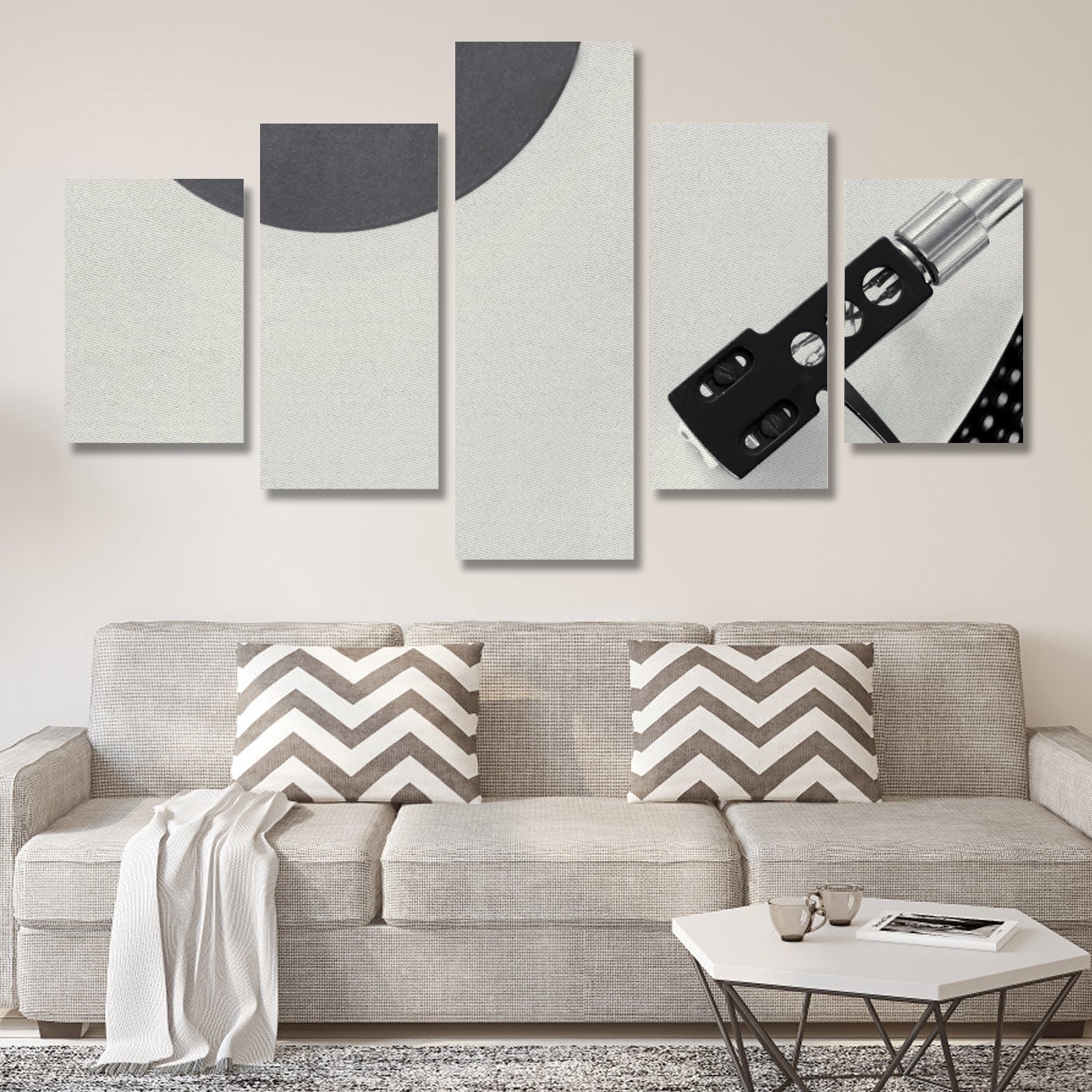 Canvas Wall Art Prints (No Frame) 5-Pieces/Set A