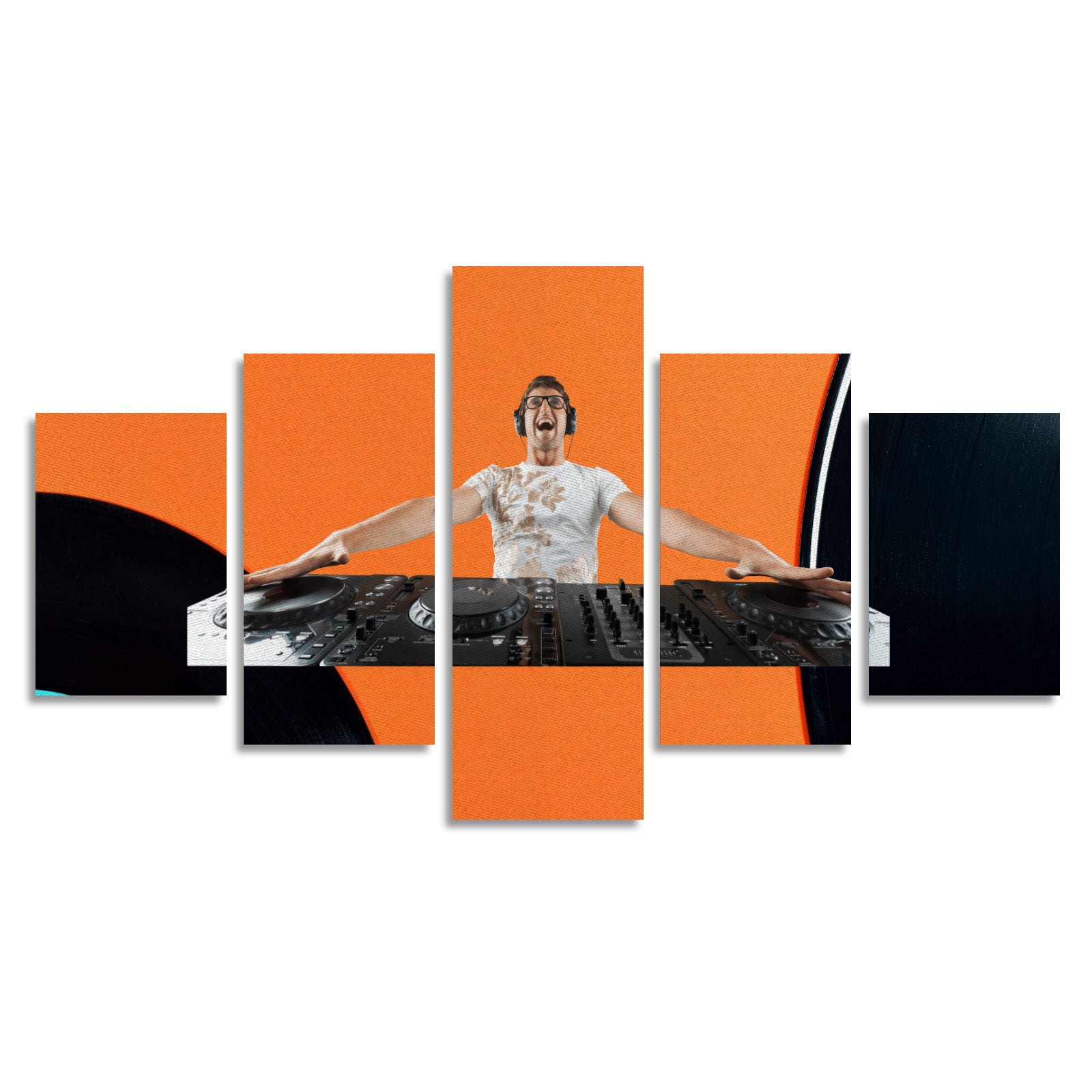 Canvas Wall Art Prints (No Frame) 5-Pieces/Set A