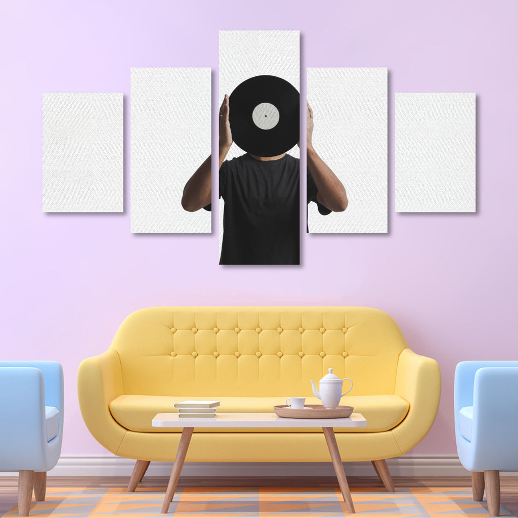 Canvas Wall Art Prints (No Frame) 5-Pieces/Set A