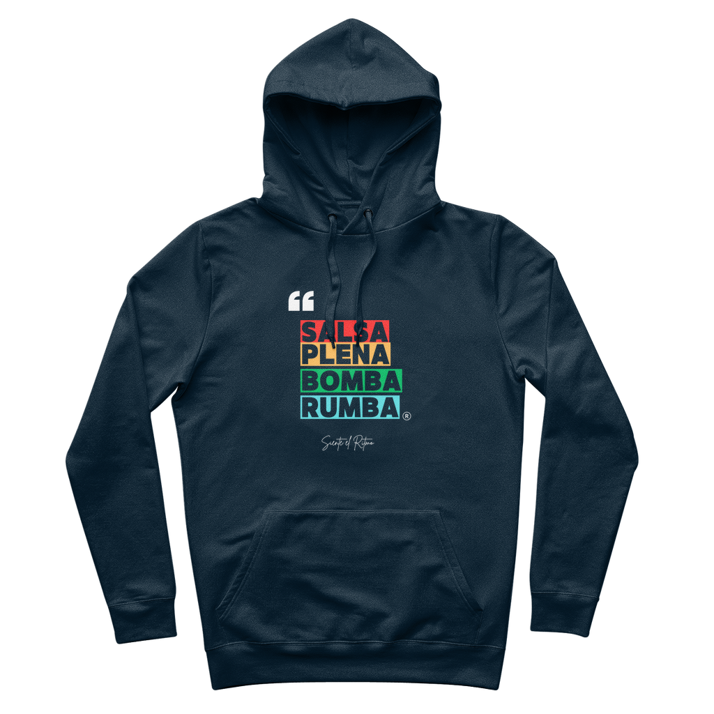 Salsa Bomba Plena Rumba 100% Organic Cotton Hoodie