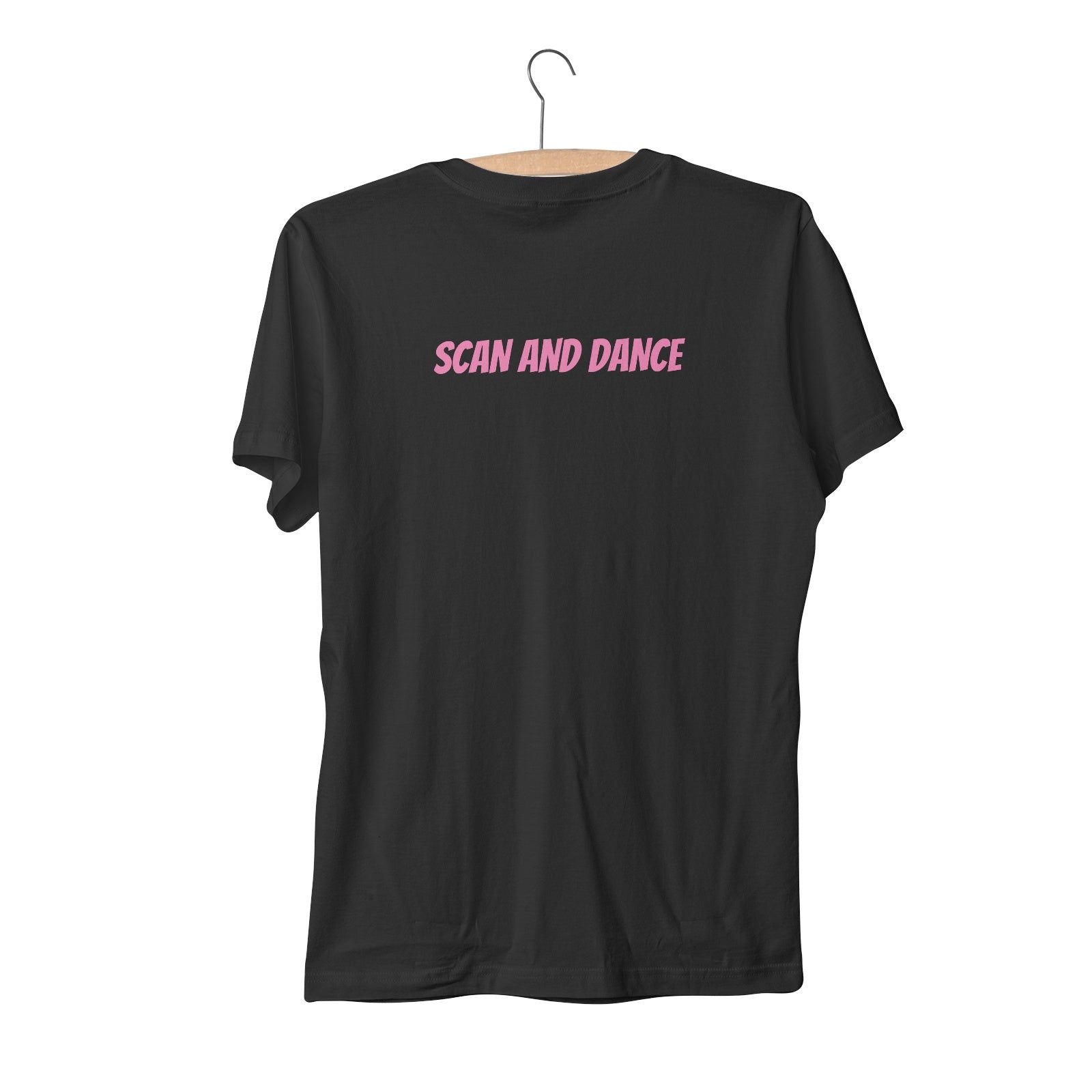 Scan and Dance Unisex Short Sleeve Crew Neck Cotton Jersey T-Shirt Printy6