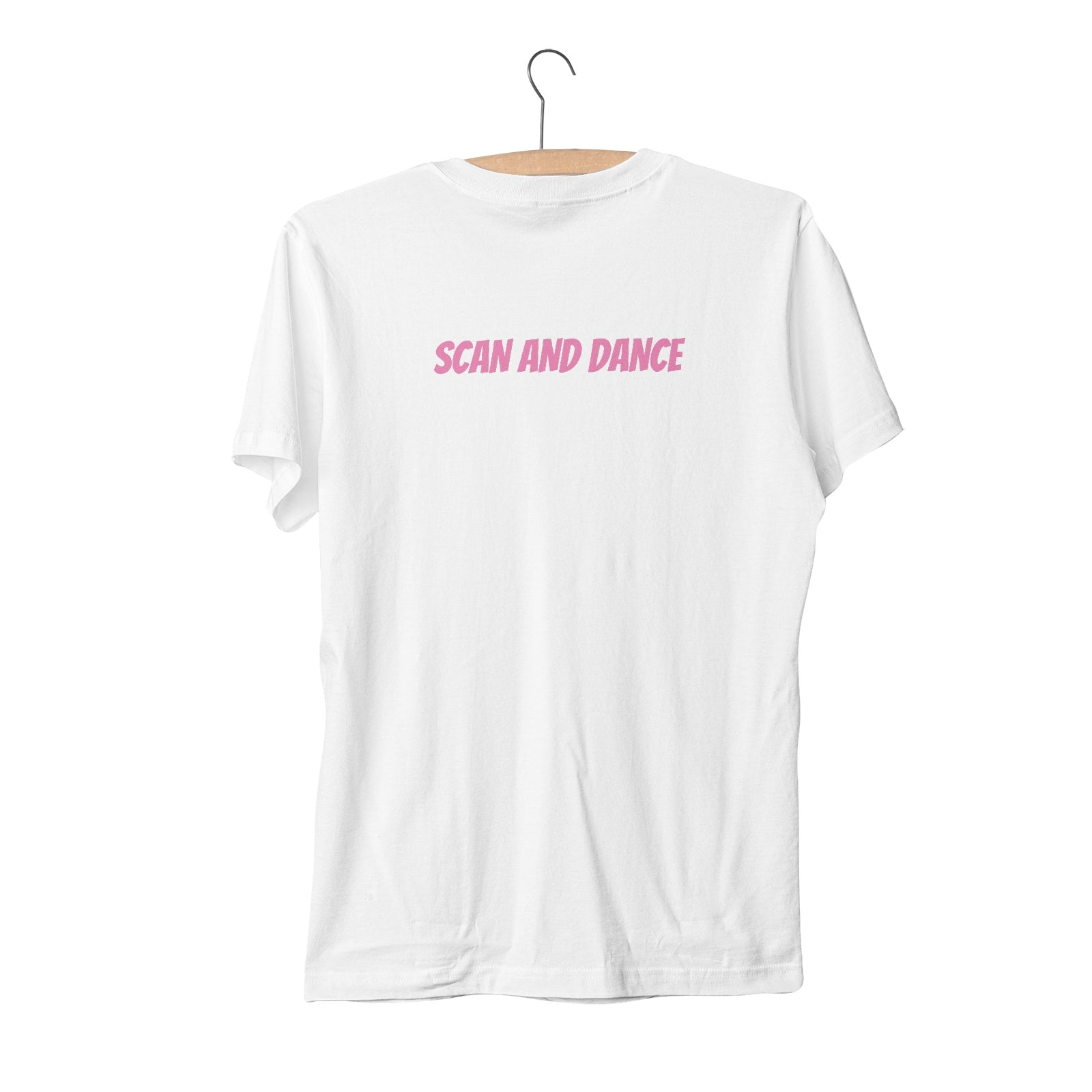 Scan and Dance Unisex Short Sleeve Crew Neck Cotton Jersey T-Shirt Printy6