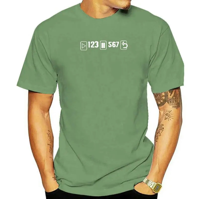 Salsa Counts Graphic T-Shirt Mens Summer Style Fashion Short Sleeves Oversized Streetwear T Shirts