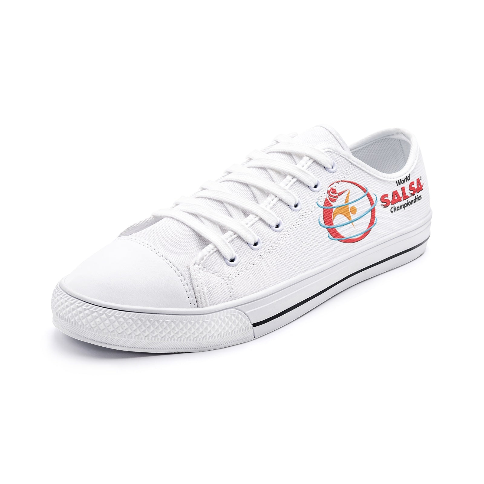 Unisex Low Top Canvas Shoes - World Salsa Championships