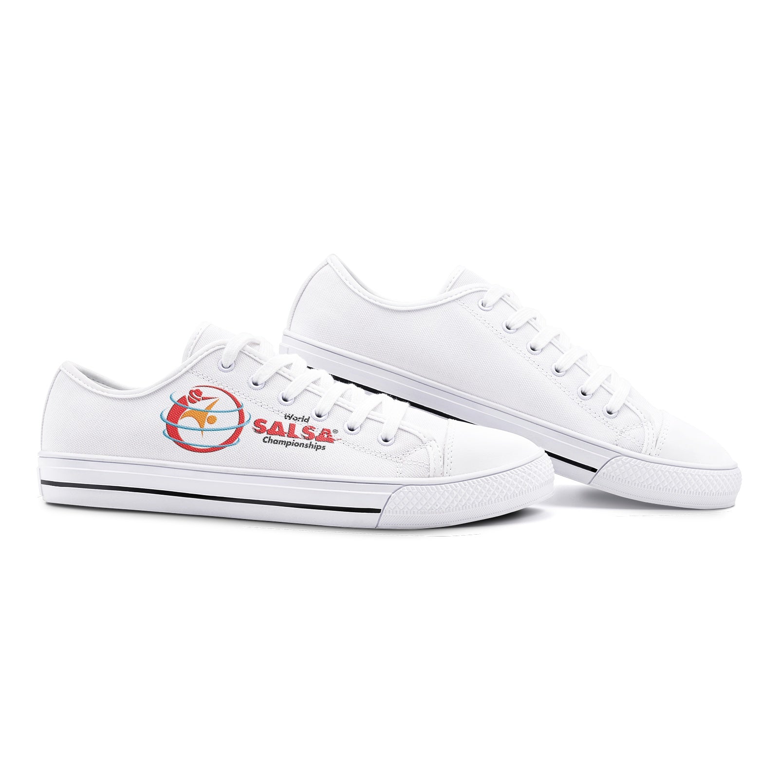 Unisex Low Top Canvas Shoes - World Salsa Championships
