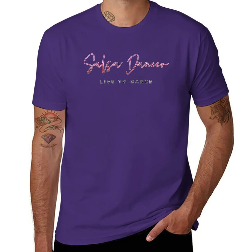 Salsa Dancer - Live To Dance T-Shirt oversized blacks t shirt for men