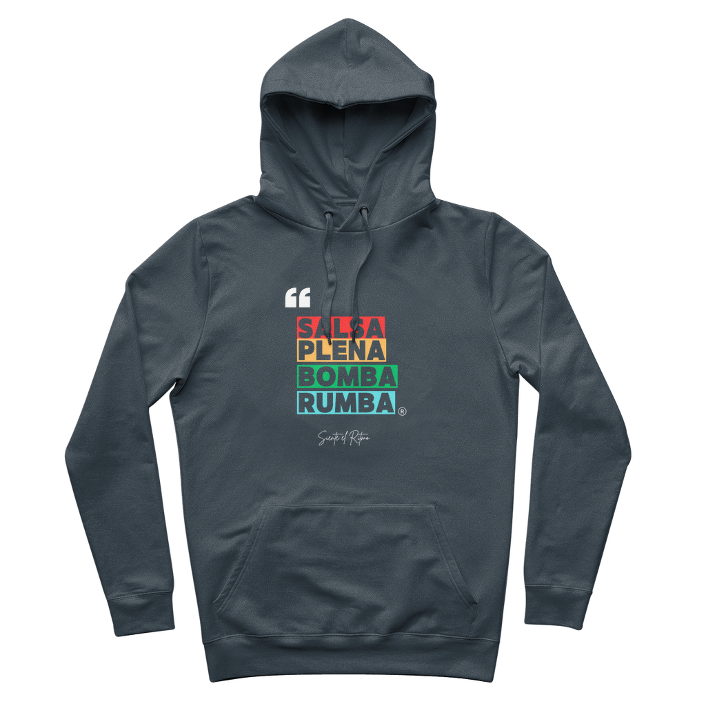 Salsa Bomba Plena Rumba 100% Organic Cotton Hoodie