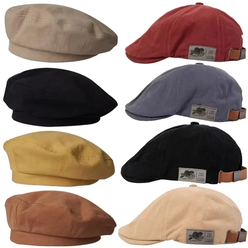 Dance in Style: New Retro Cotton Peaky Blinders Caps for Salseros and Bachateros!