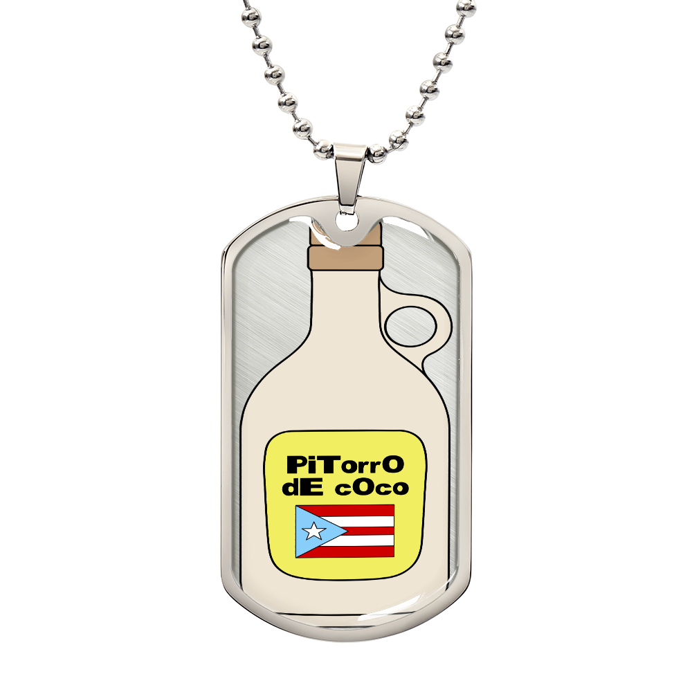 Pitorro de Coco Dogtag