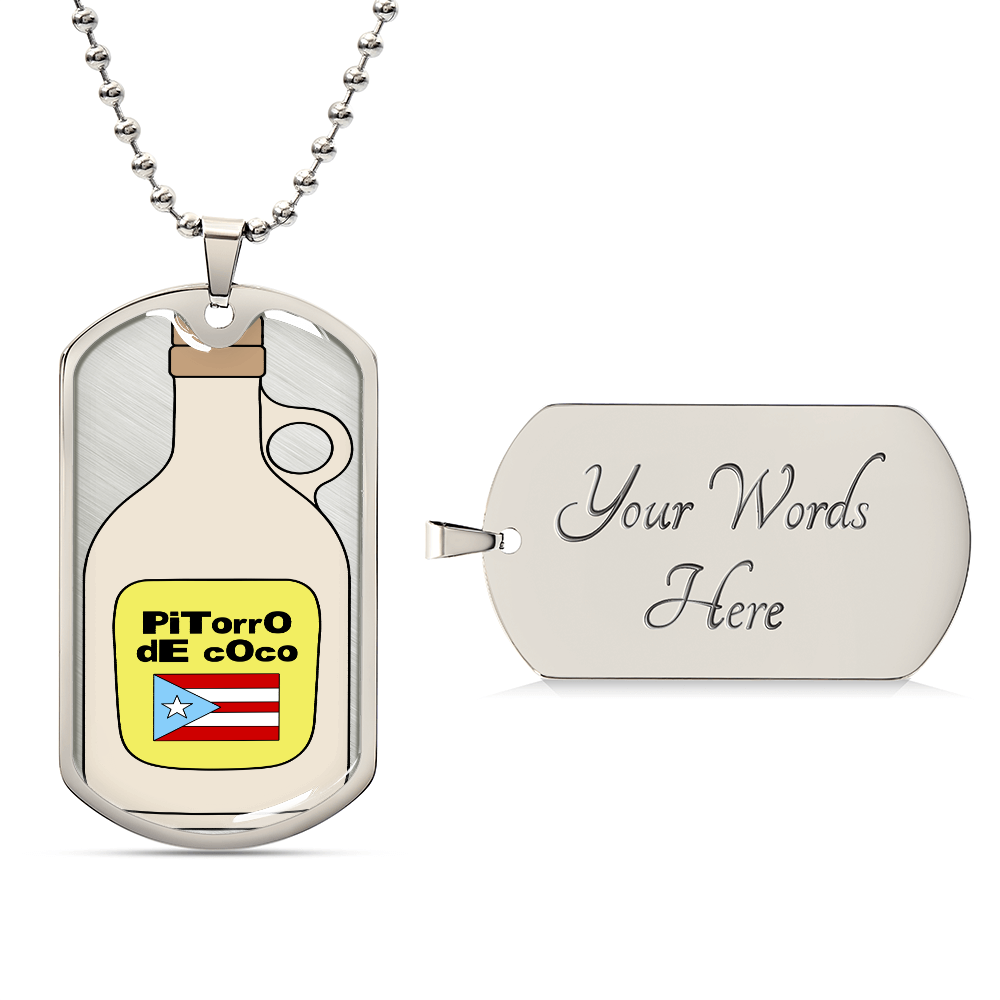 Pitorro de Coco Dogtag