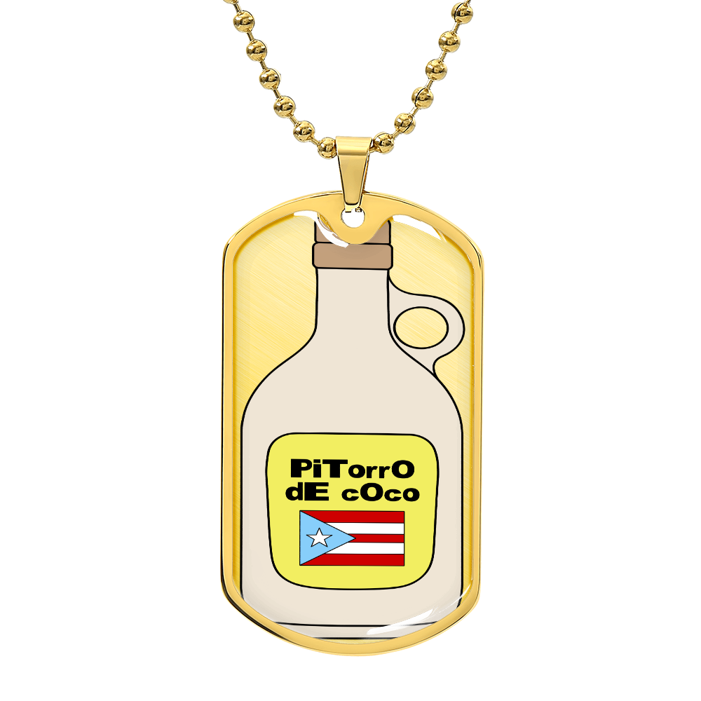 Pitorro de Coco Dogtag