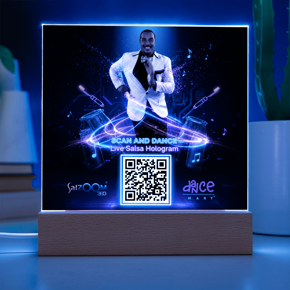 Scan and Dance Acrylic-Live Hologram for your home or AirBNB ShineOn Fulfillment