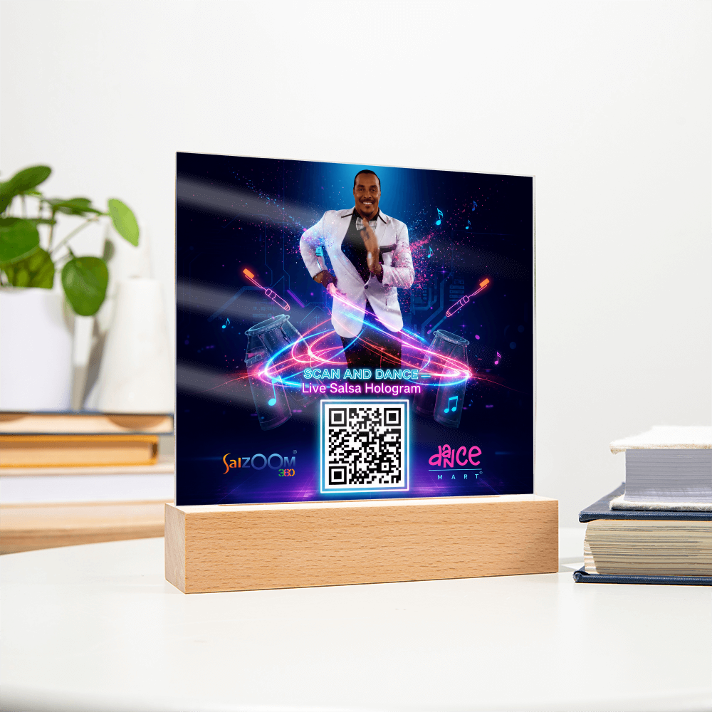 Scan and Dance Acrylic-Live Hologram for your home or AirBNB ShineOn Fulfillment