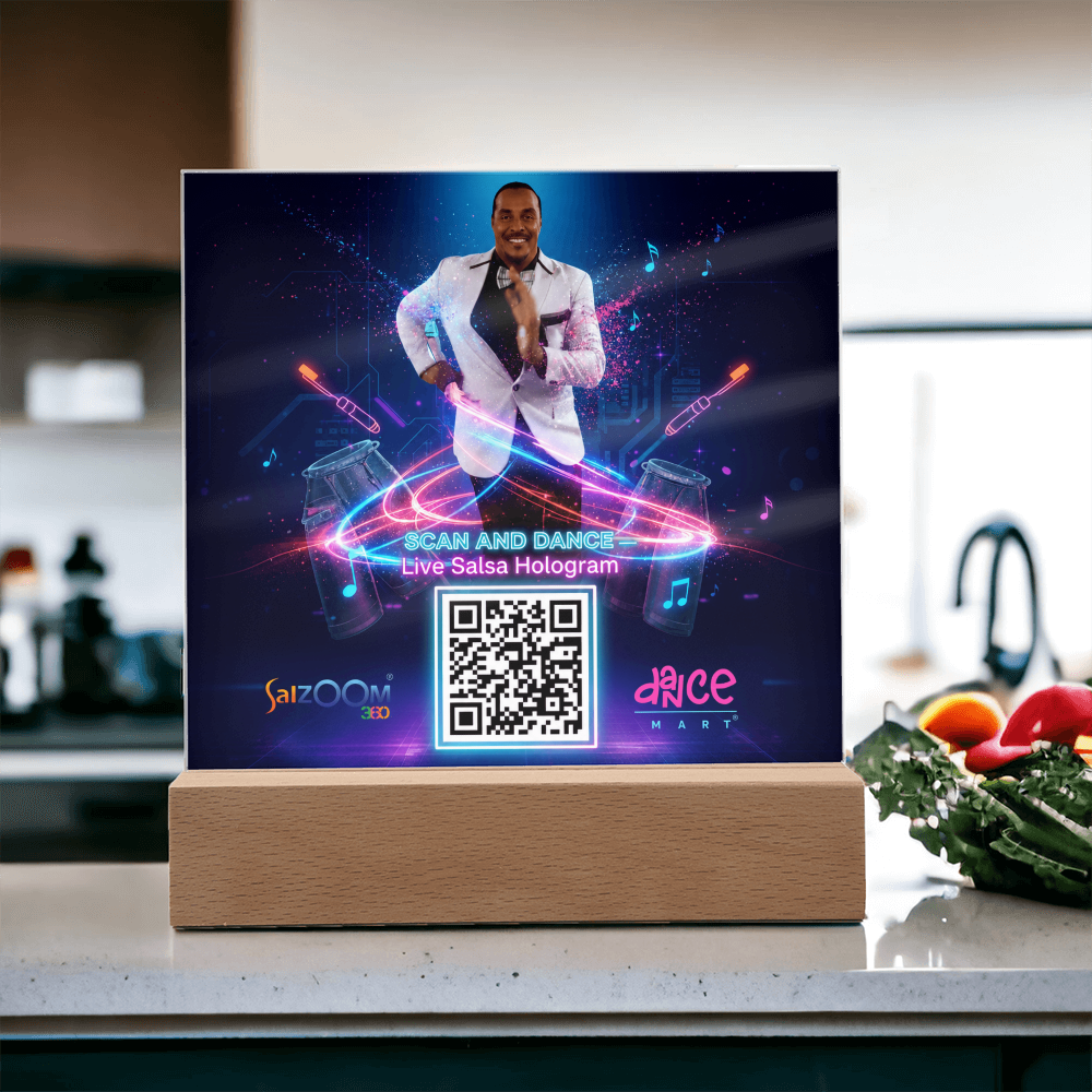 Scan and Dance Acrylic-Live Hologram for your home or AirBNB ShineOn Fulfillment