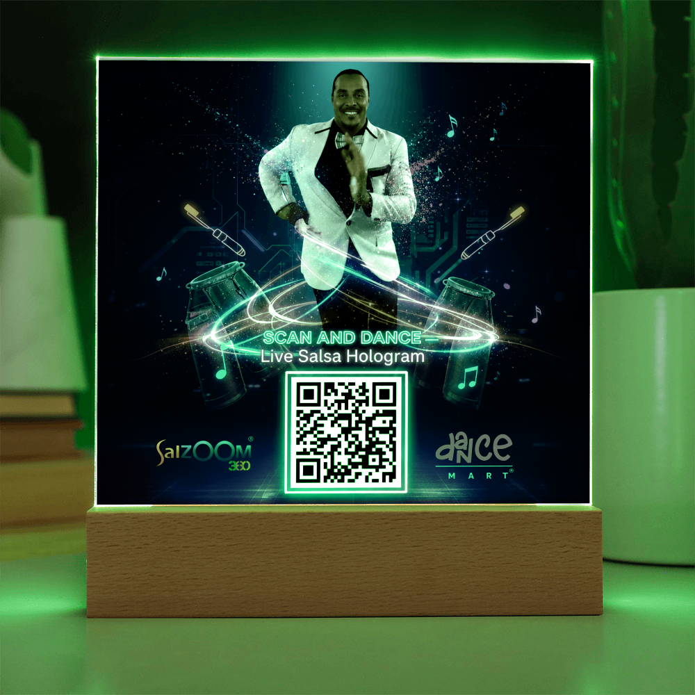 Scan and Dance Acrylic-Live Hologram for your home or AirBNB ShineOn Fulfillment