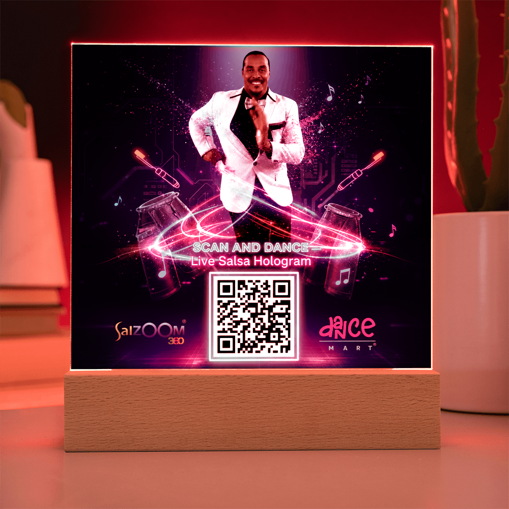 Scan and Dance Acrylic-Live Hologram for your home or AirBNB ShineOn Fulfillment