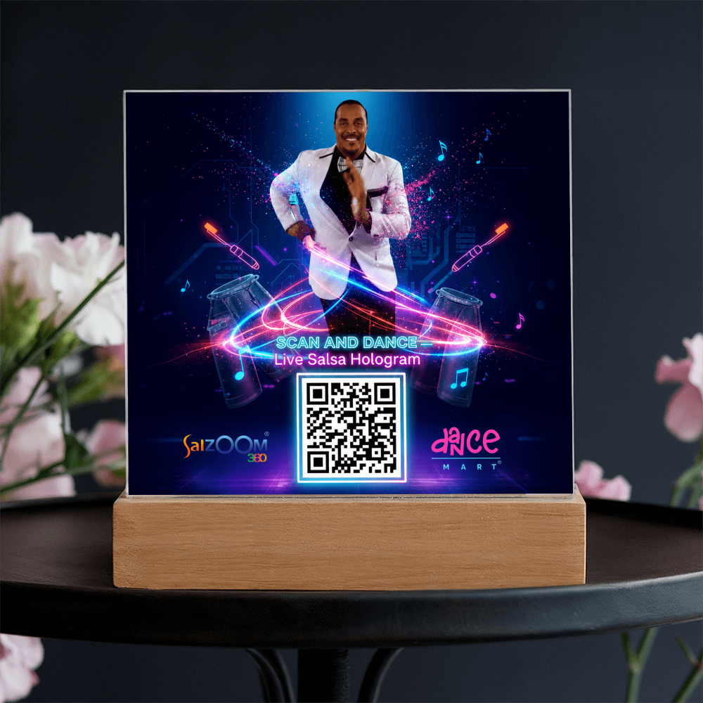 Scan and Dance Acrylic-Live Hologram for your home or AirBNB ShineOn Fulfillment