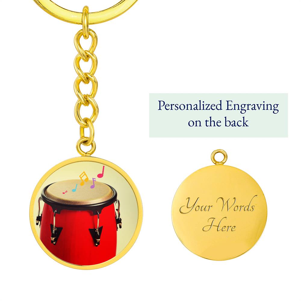 Conga drum Keychain