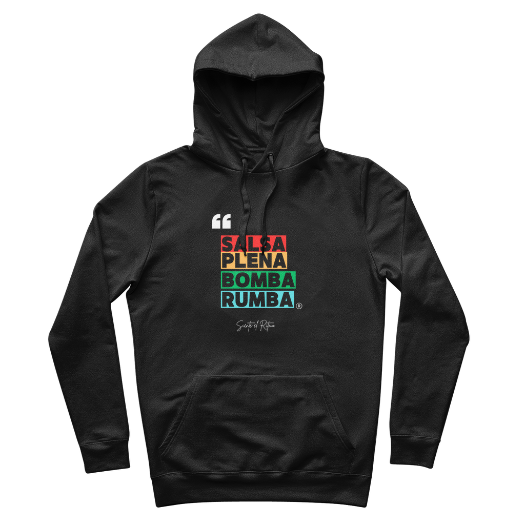 Salsa Bomba Plena Rumba 100% Organic Cotton Hoodie
