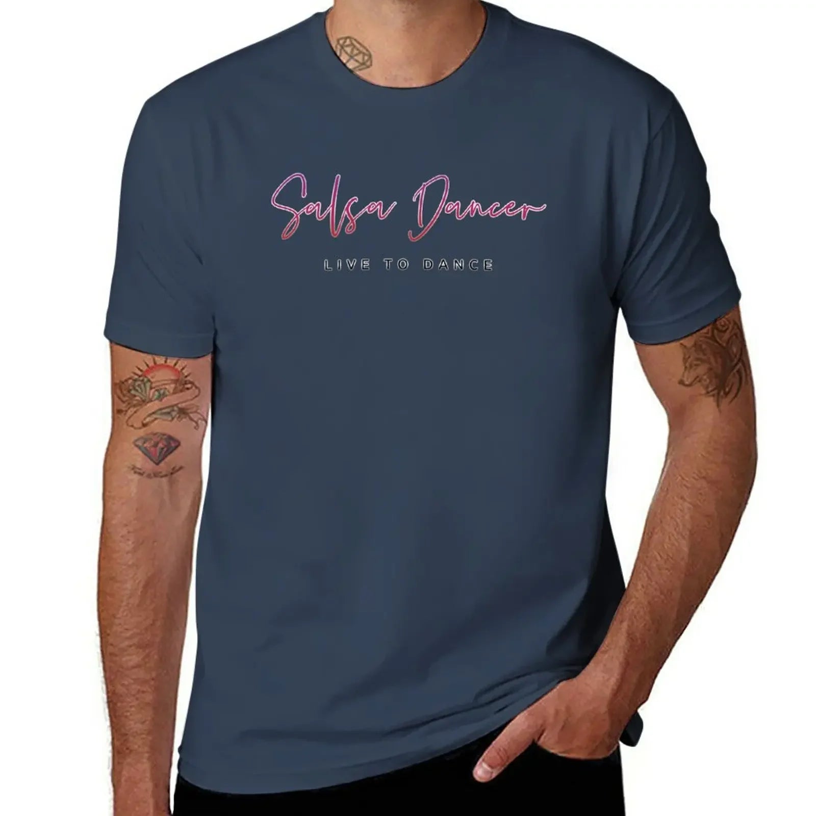 Salsa Dancer - Live To Dance T-Shirt oversized blacks t shirt for men