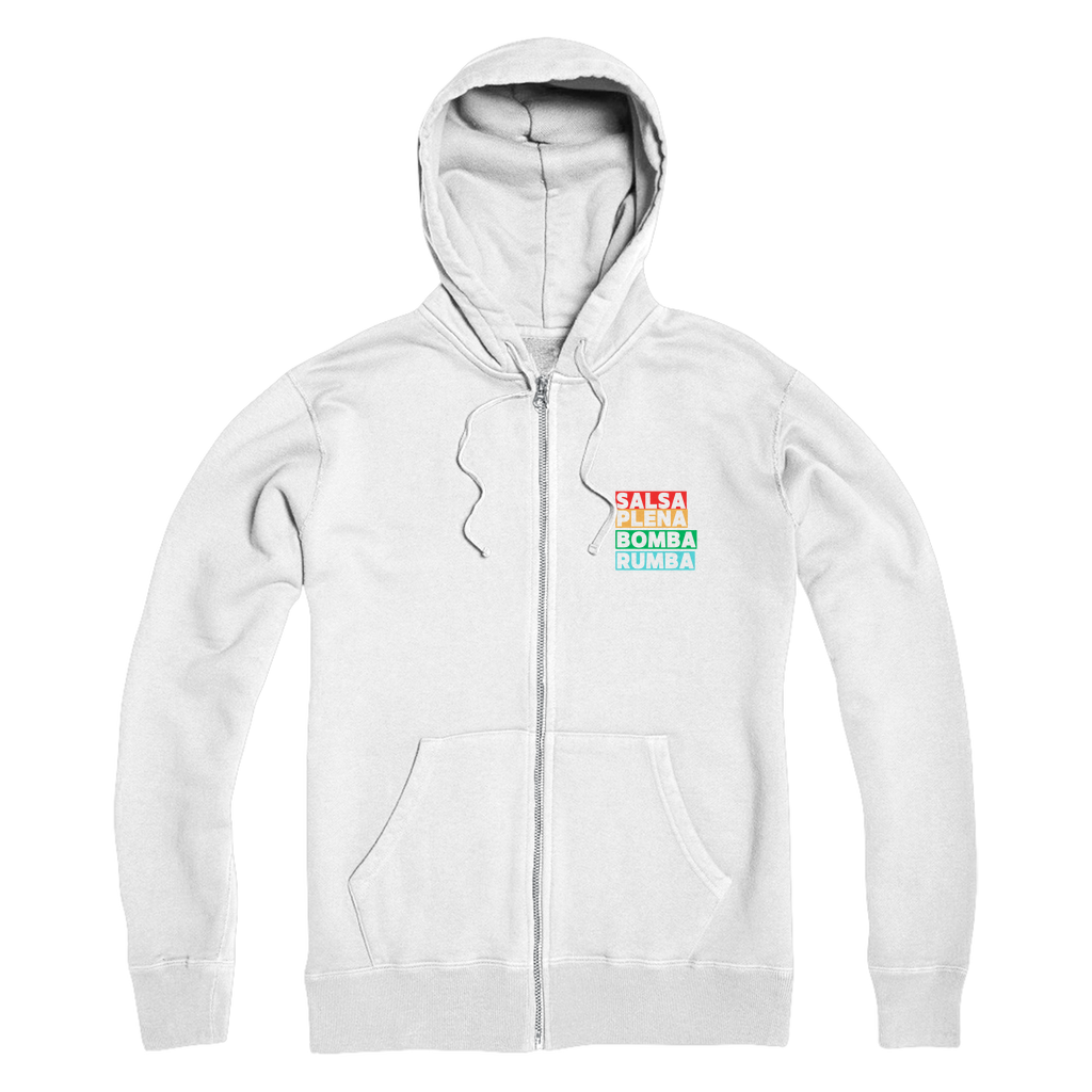 Salsa Bomba Plena Rumba Premium Adult Zip Hoodie