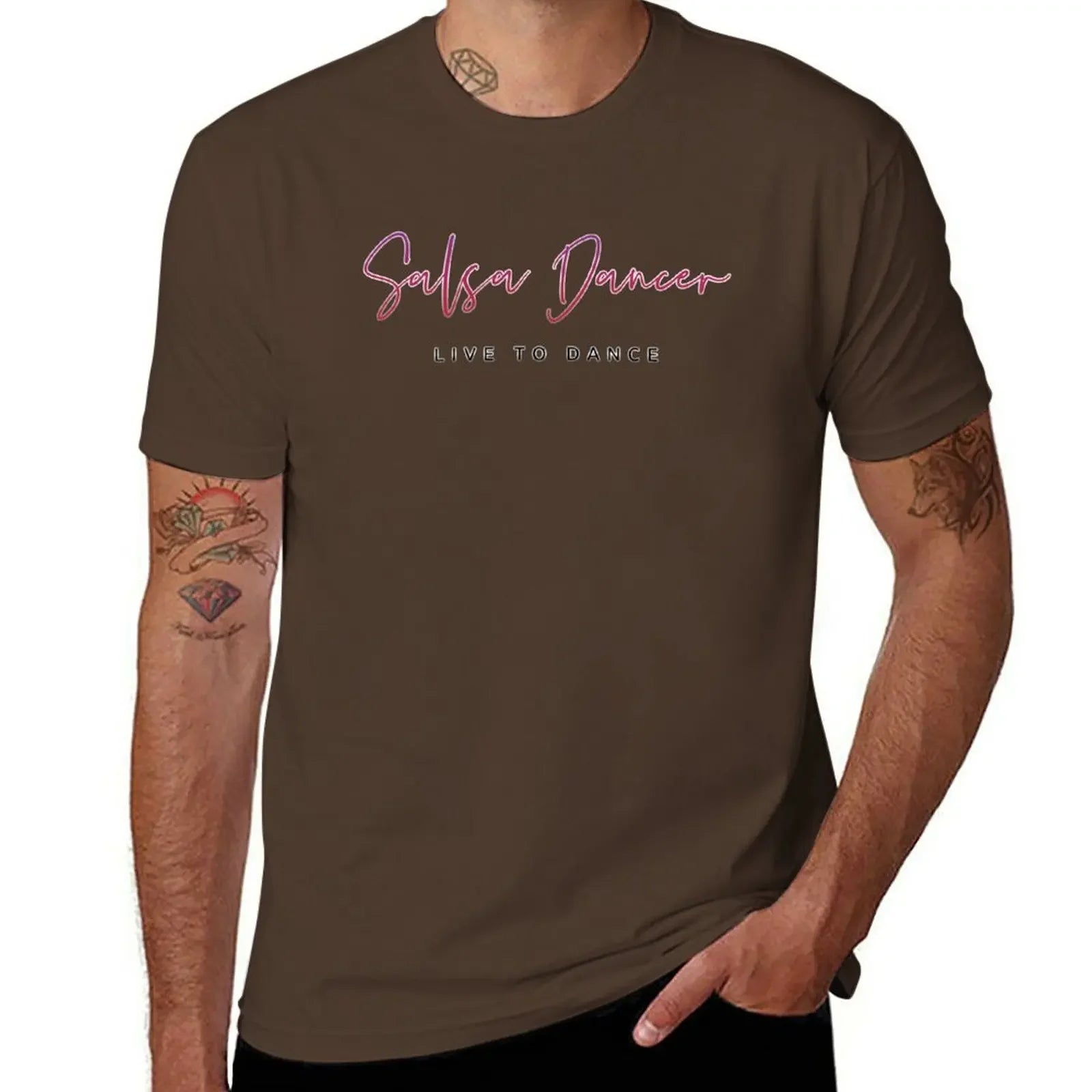 Salsa Dancer - Live To Dance T-Shirt oversized blacks t shirt for men