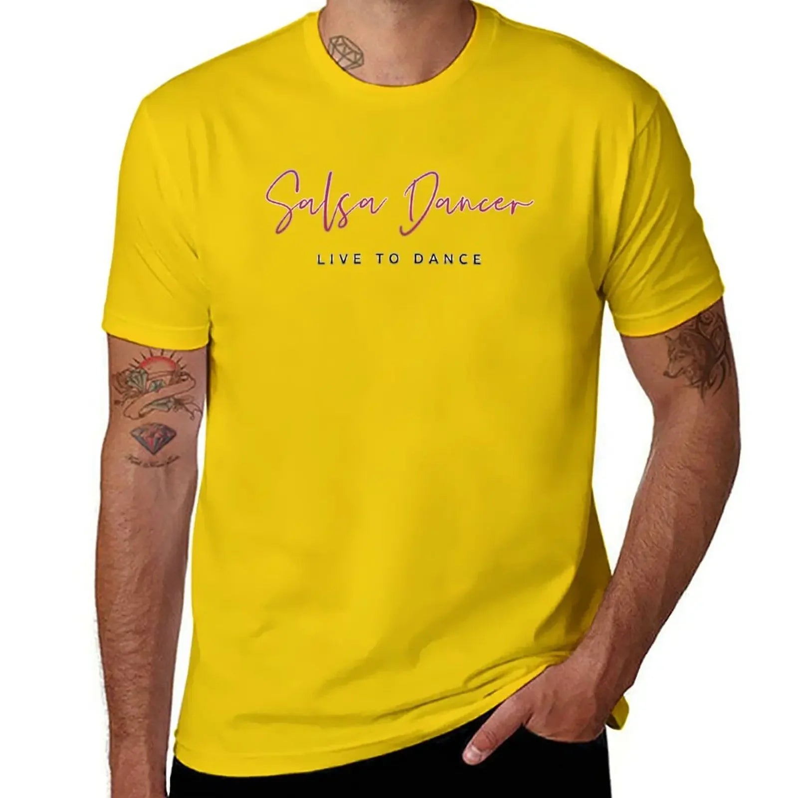 Salsa Dancer - Live To Dance T-Shirt oversized blacks t shirt for men