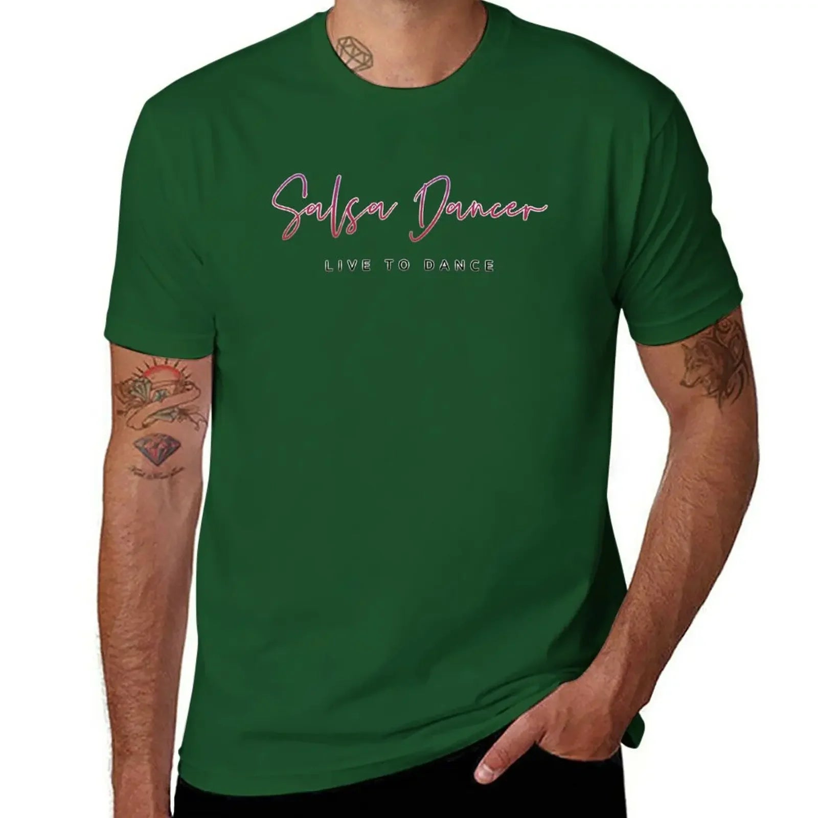 Salsa Dancer - Live To Dance T-Shirt oversized blacks t shirt for men