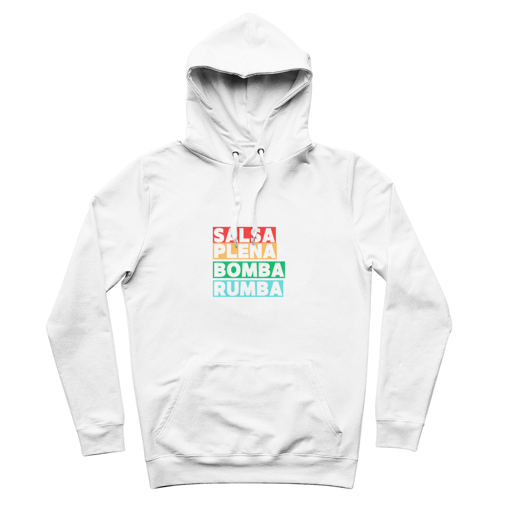 Salsa Bomba Plena Rumba 100% Organic Cotton Hoodie