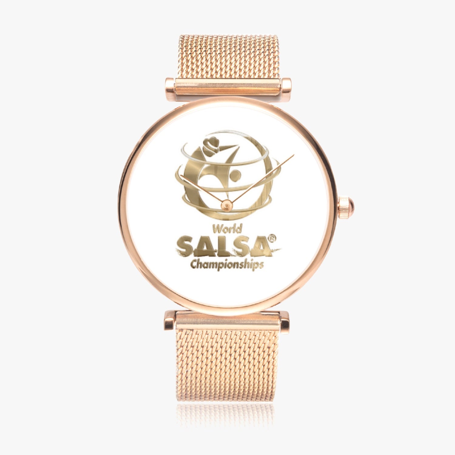 WSC Gold Collection New Stylish Ultra-Thin Quartz Watch - World Salsa Championships