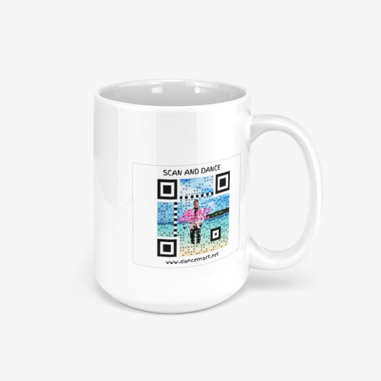 DanceMart "Scan and Dance" Classic Glossy Mug - World Salsa Championships