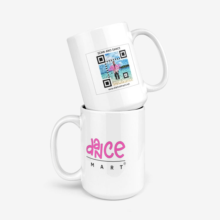DanceMart "Scan and Dance" Classic Glossy Mug - World Salsa Championships
