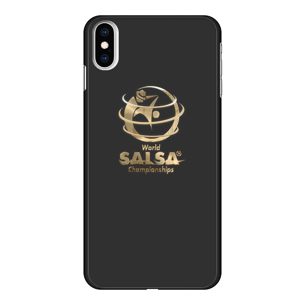 WSC Gold Collection Back Printed Black Hard Phone Case