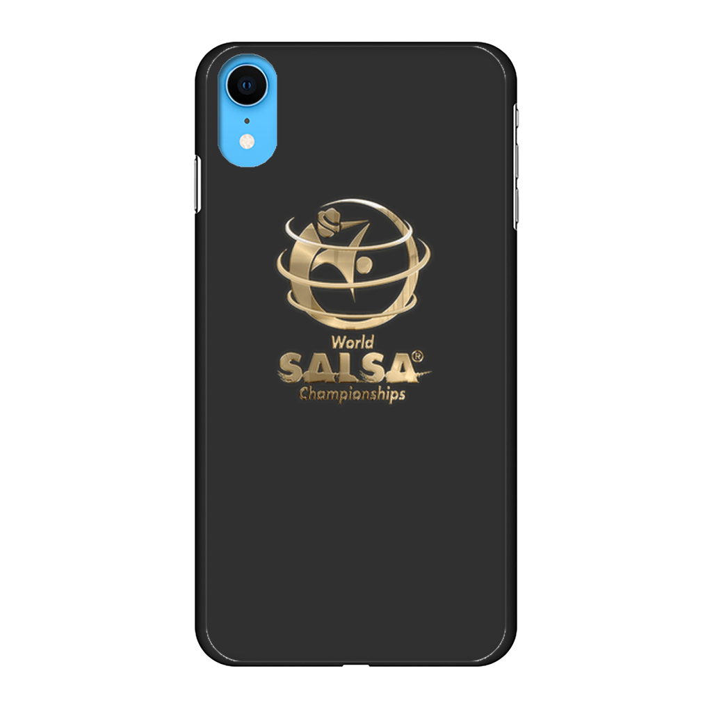 WSC Gold Collection Back Printed Black Hard Phone Case