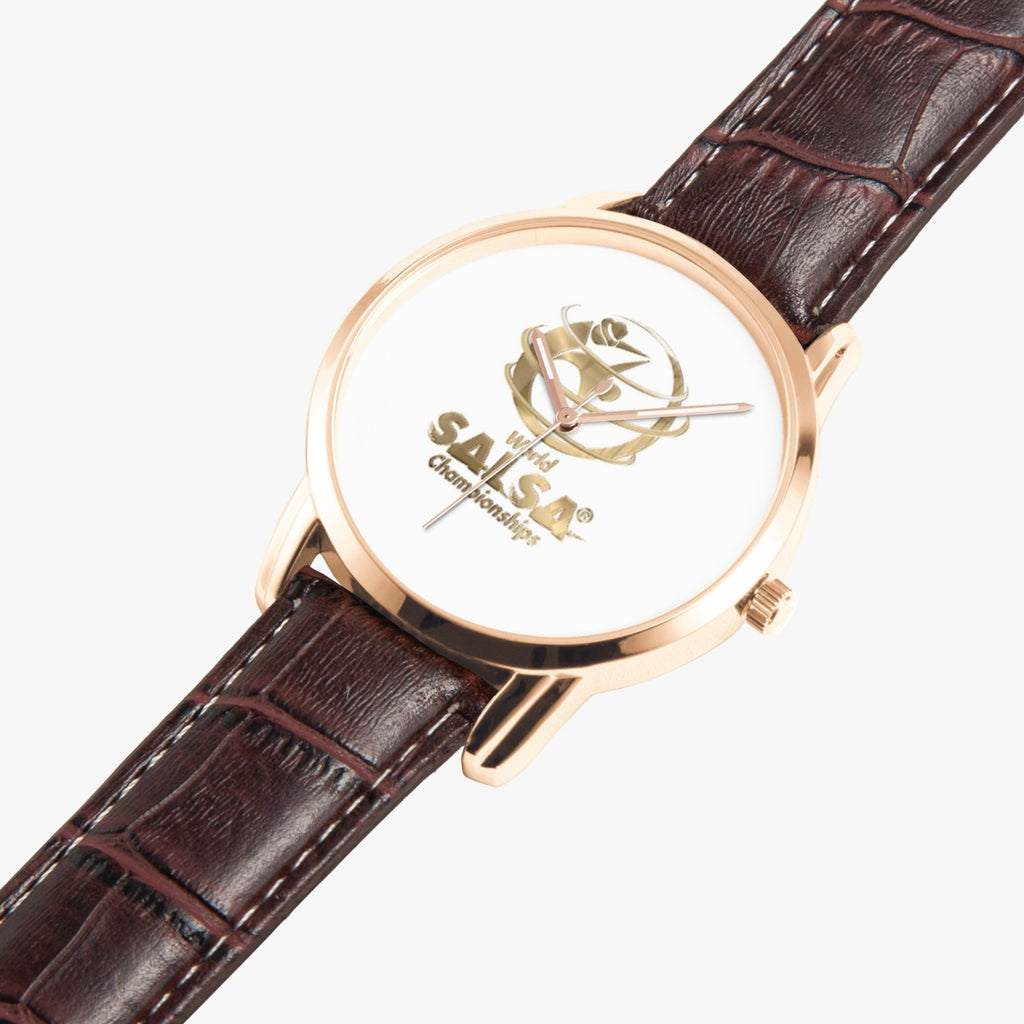 WSC Gold Collection - Instafamous Wide Type Quartz watch