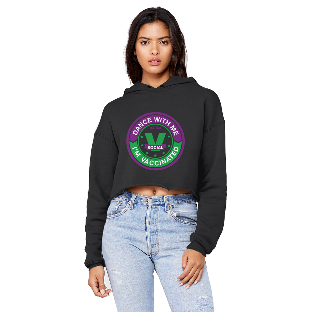 Dance with Me Unisex Cropped Raw Edge Boyfriend Hoodie - World Salsa Championships