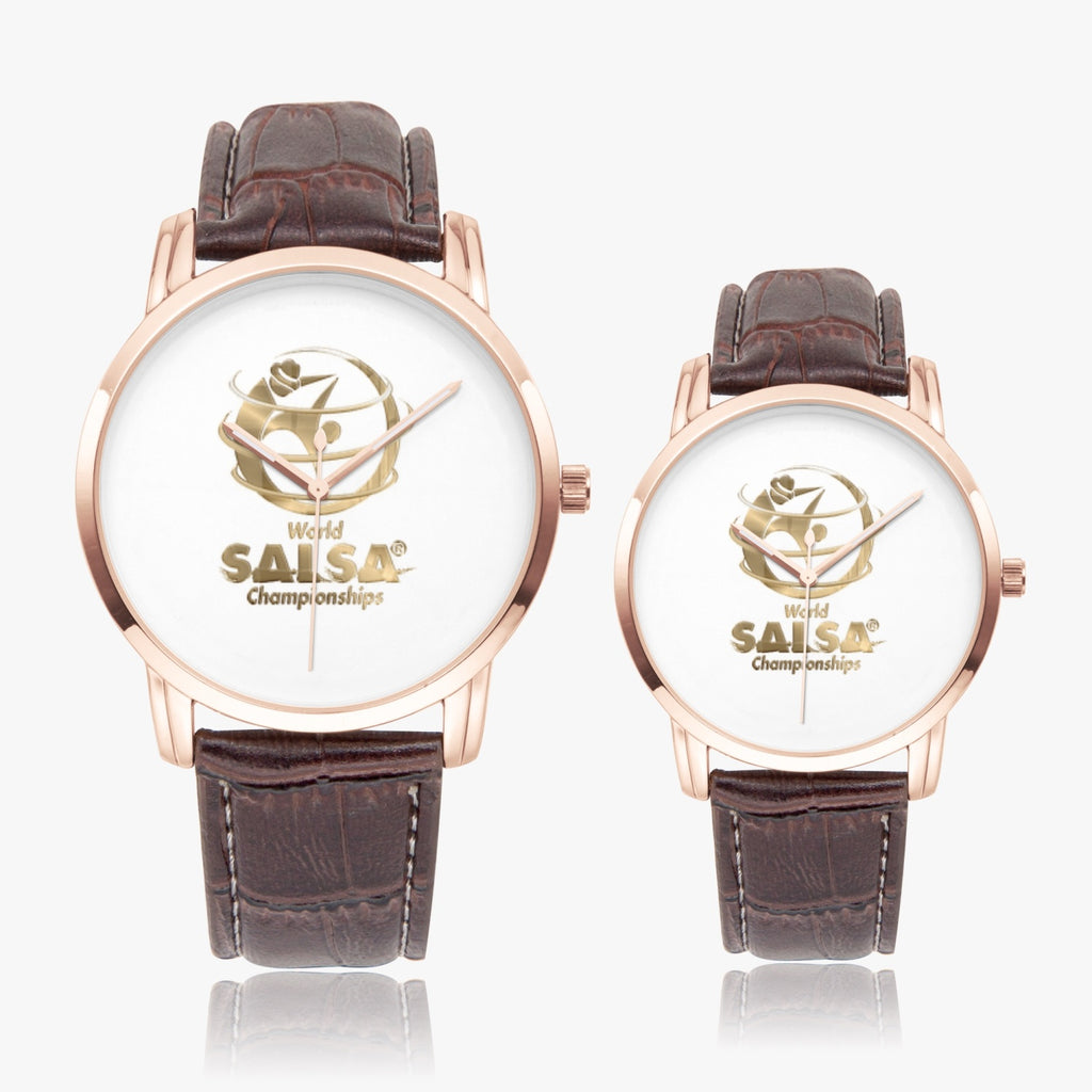WSC Gold Collection - Instafamous Wide Type Quartz watch
