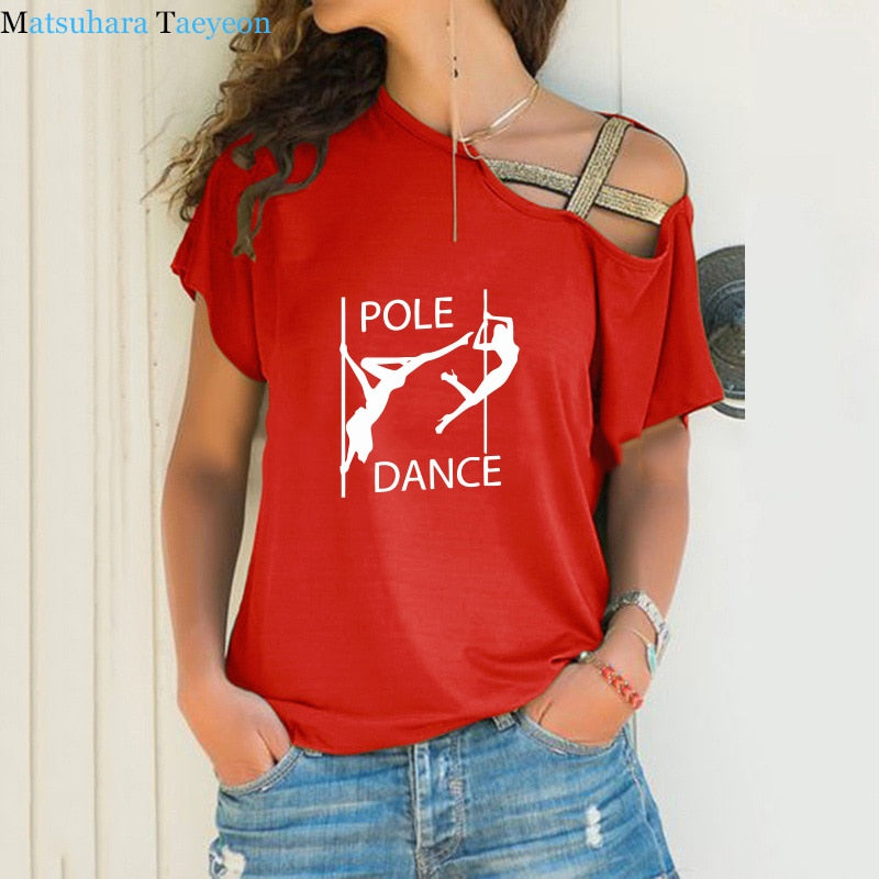 Newest Pole Dance Funny T Shirt Women's Sexy Dancer Printed T-Shirt High Quality Hipster Short Sleeve Tee Tops Tshirt Femenina - World Salsa Championships